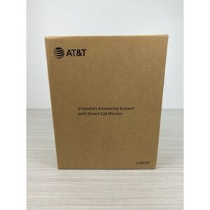ATT Phone Answering System 5 Cordless Handset Smart Call Blocker CL82557 New‎